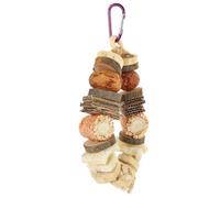 TOBBOMEY Hamster Molar Chew Toys Natural Willow Vine Balls Small Pet Teeth Grinding Plaything for Rabbits and Hamsters Small Pet Supply