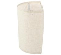 TOBBOMEY Handmade Linen Replacement Lampshade Half Round Design for Table and Floor Lamps Lightweight Fabric Cover Softens Light for Cozy Home Decor