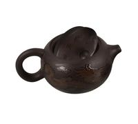 TOBBOMEY Handmade Purple Clay Dragon Teapot Traditional Zisha Tea Pot with Ergonomic Handle for Kung Fu Tea Lovers Vintage Chinese Kettle