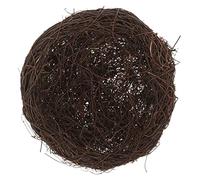 TOBBOMEY Handmade Rattan Bird Nest Decorative Simulated Nest for Garden Ornament Easter Wedding Decor Rustic Nature Inspired Photography Prop and Party Display