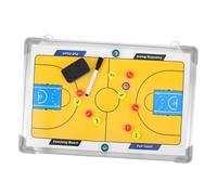 TOBBOMEY Hanging Basketball Coaching Board Wall-mount Aluminum Frame Practice Strategy Planner for Training Games Team Collaboration with Smooth Writable Surface Portable Lightweight