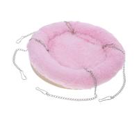 TOBBOMEY Hanging Bird Hammock Parrot Nest Bed Bird Cage Accessory Parrot Toy for Parakeets Cockatiels