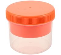 TOBBOMEY Hearing Aid Box: BTE Hearing Aid Dehumidifier Container - Shockproof Drying & Maintenance Canister for Pocket and Travel Use,Orange