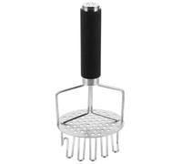 TOBBOMEY Heavy Duty Stainless Steel Potato Masher Manual Potato Press Mincer Vegetables Fruit Kitchen Tool for Smooth Puree and Home Cooking