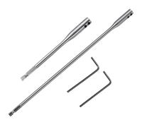 TOBBOMEY High Carbon Steel Drill Bit Extension Set Shank Extenders for Wood Spade Bits Rust Resistant Carpentry Hand Tool for Mechanics and Construction Workers