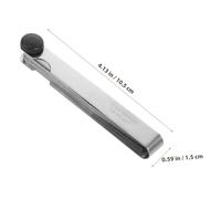 TOBBOMEY High Precision Steel Feeler Gauge with Scale Wear Resistant Gap Measuring Tool for Accurate Thickness and Gap Measurement Dual Marked Imperial and Metric Stainless Steel with
