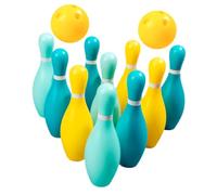 TOBBOMEY Indoor Bowling for Pins with Balls Smooth Bowling for Multiplayer Family Fun and Skill Development