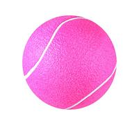 TOBBOMEY Inflatable Giant Tennis Ball Pink Educational Soft Rubber for Indoor Outdoor Family Interaction and Active Play