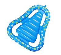 TOBBOMEY Inflatable Pet Dog Floating Pad with Dual Air Chambers for Safety Thickened PVC Material Easy Setup and Storage Cooling Pool Float for Summer Bathing