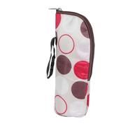 TOBBOMEY Insulated Milk Bottle Pouch with Stroller Handle Portable Feeding Bottle Tote Thermal Carrier for Newborns and Travel
