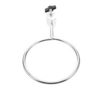 TOBBOMEY Iron Frame Laboratory Stand with Large Support Ring, Test Tube Clamp and Lab Holder for Chemistry and Physics Experiments, Science Lab Accessories for Secure Flask and Retort