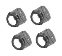 TOBBOMEY Kitchen Gas Safety Case Protective Covers for Babies and Children PVC Material Easy to Clean PET Safety Gas Cooker for Kitchen Use 4 Pcs Set