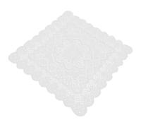 TOBBOMEY Lace Dust Cover 60X60Cm for Fridge Microwave Oven Nightstand Lamp Shade Protector Multifunctional Decorative Table Scarf for Home Kitchen Use