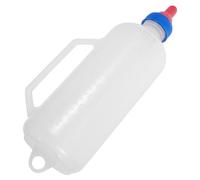 TOBBOMEY Large Capacity Lamb Feeding Bottle Sturdy Rubber Milk Feeder for Goats and Livestock Easy to Clean Hygienic Animal Nursing Supply for Birth to Weaning