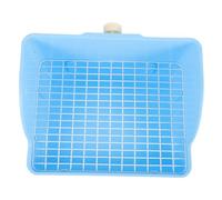 TOBBOMEY Large Litter Box Easy Cleaning Pet Toilet for Ferrets Animals Corner Design Lightweight for Pet Stores Homes