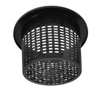 TOBBOMEY Large Slotted Mesh Nursery Pots with Breathable Plastic Design Garden Containers for Water-based Plant Growth Anti-spill Rim Planters for Robust Root Development