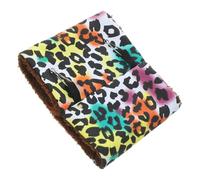 TOBBOMEY Leopard Print Bird Nest Hammock Cozy Sleeping Hut for Parrots Bed for Cage Hanging Reduces Stress and Provides Security for Birds