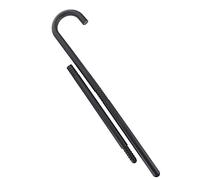 TOBBOMEY Magician Cross-Dressing Cane Prop for Party Performance Decorative Crutch Stick for Halloween and Stage Use Black Walking Stick
