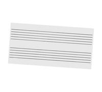 TOBBOMEY Magnetic Music Staff Dry Erase Board Small Whiteboard for Music Teaching Musical Notes, Magnetic Fridge Whiteboard for Students and Classroom Supplies