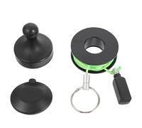 TOBBOMEY Magnetic Wire Puller Nylon Fish Tape Cable Fishing Kit Wire Pulling Tool for Electrical Wiring and Home Repair, White Basic Version, Wall and Pipe Use