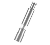 TOBBOMEY Manual Stainless Steel Pepper Mill Grinder Hand-Pressed Pepper Shaker for Kitchen Use Suitable for Home Cooking