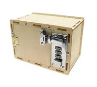 TOBBOMEY Mechanical Password Box DIY Kit with Digital Combination Lock for Educational Craft to Develop Logic and Privacy Storage