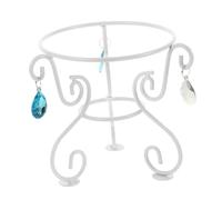 TOBBOMEY Metal Gazing Ball Stand Vase Holder Crystal Globe Display Base for Garden Ornaments Indoor Outdoor Decorative Sphere Display Rack