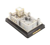 TOBBOMEY Meticulously Crafted Jerusalem Temple Model Resin Sculpture Religious Home Decor Ornament for Desk Sacred Judaica Figurine for Office and Living Ancient Ornament Craft for Party