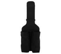 TOBBOMEY Microphone Bag Compatible for JBL Partybox, Hanging Mic Carrying Tote with Dual Pockets for Outdoor Live Performances and Stage Events, Black Nylon Bag