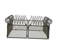 TOBBOMEY Military Miniature Fence Model for DIY Prison and Farm Scene Building Blocks High Realism Plastic Mini Fences with Easy Assembly Protective Barrier for Boys Playset Accessories and