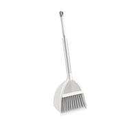 TOBBOMEY Mini Broom Dustpan Set Adjustable Household Cleaning Tool Safe Polished Edges Complete Sweeping Experience for Boys Random Color