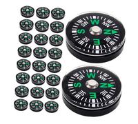 TOBBOMEY Mini Oil-filled Pocket Compass Compact Keychain Navigation Tool with High Precision Magnetic Needle Stable Vibration-resistant Design for Hiking Camping Outdoor Survival