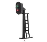 TOBBOMEY Miniature Traffic Light Lamp Model for Sand Table DIY Realistic Simulated Traffic Signal for Architectural Layouts Train Model Decorations Educational Road Sign Teaching Aid