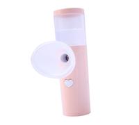 TOBBOMEY Mist Sprayer Facial Steamer Portable Pink Hydrating Eye Moisturizer and Travel Skincare Care
