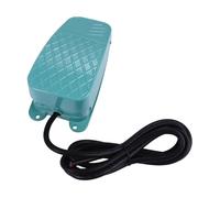 TOBBOMEY Momentary Foot Pedal Switch Aluminum Alloy Anti-skid Surface Power Control for Drill Press Lamps Scroll Saws Industrial Tools