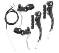 TOBBOMEY Mountain Bike Calipers with Pads Noise-reducing Wear-Resistant Cycling Brake Kit for Safe Firm Installation and Enhanced Rim Protection in Various Weather Conditions