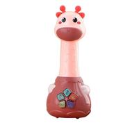 TOBBOMEY Multifunctional Musical Microphone for Singing and Recording Educational Handheld Karaoke Plaything for Birthday Party Stimulates Language and Expression Skills Random Color