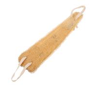 TOBBOMEY Natural Loofah Body Exfoliating Scrubber Bath Brush for Dry and Wet Brushing Ergonomic Grip Loofah Sponge Towel for and Dead Skin Removal Shower Washcloth for Men and