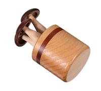 TOBBOMEY Natural Wood Mini Essential Oil Diffuser for Home Office Car Cute Mushroom Wooden Aroma Diffuser for Relaxation and Soothing Fragrance Safe Wood Material