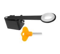 TOBBOMEY No Drill Window Lock Restrictor with Key Aluminum Alloy Safety Limiter and Theft Security for Home Window Protection and Fall Prevention
