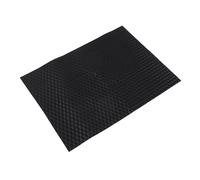 TOBBOMEY Non-slip Rubber Footrest Plate for Motorcycle and Electric Scooter Self-cut Foot Pedal Mat with Raised Traction Pattern Fit Anti-slip Foot Pad for Two-wheelers