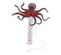 TOBBOMEY Octopus Floating Pool Thermometer Accurate Aquatic Temperature Tester Portable Outdoor Swimming Pool Spa Hot Tub Water Sensor Friendly Design Easy Use