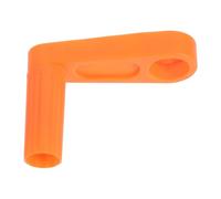 TOBBOMEY Orange Hose Reel Crank Handle for Easy Garden Hose Winding and Storage Hard Plastic Replacement Accessory and Water Pipe Management