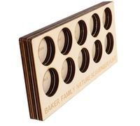 TOBBOMEY Outdoor Treasure Hunt Collection Board Natural Wood Nature Scavenger Game Educational Experiment Teaching Tool for Camping Family Exploration