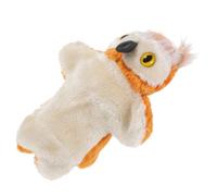 TOBBOMEY Owl Plush Hand Puppet for, Interactive Storytelling Animal Role Play, Soft Emulated Bird Hand Puppet for Early Learning and Creative Play