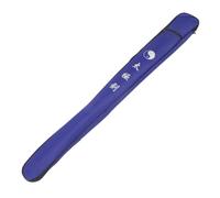TOBBOMEY Oxford Cloth Sword Carrying Case with Adjustable Shoulder Strap Single Sword Bag for Tai-chi and Fencing Equipment Spacious Martial Arts Storage Blue