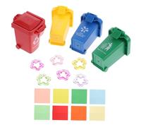 TOBBOMEY Parrot Educational Sorting Bin for Conures and Parakeets Bird Training Plaything for Iq Development and Skill Learning Random Color