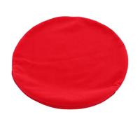 TOBBOMEY Pet Cat Electric Heating Mat Cover Cozy Round Cushion for Winter Comfort Red Replacement Cover for Heating Pads for Kittens and Senior Pets