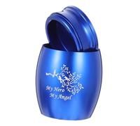 TOBBOMEY Pet Cinerary Funerary Jar for Dog Ashes Storage Pet Commemorative Casket Coffin Box