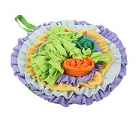 TOBBOMEY Pet Foraging Mat Bunny Rabbit Feeding Pad Interactive Play Mat Safe Easy to Clean for Hamsters Guinea Pigs